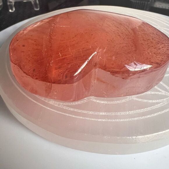 Fire Quartz‎ Crystal Heart (#2) - Picture 8 of 14